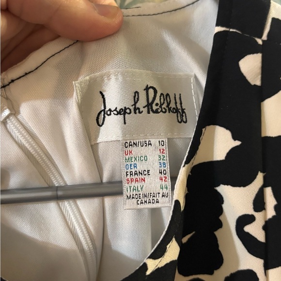 Vintage Stylish Black and White Sleeveless Dress - Picture 4 of 8